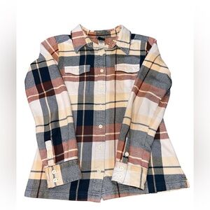 Patagonia Women's Long-Sleeved Fjord Flannel Shirt Plaid Size 2